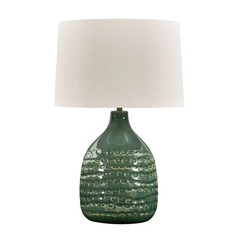 Breya One Light Table Lamp in Antique Brass