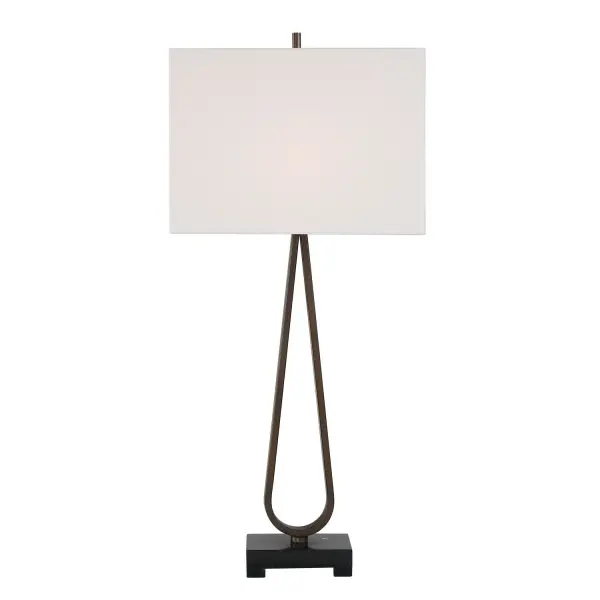 Galloway One-Light Table Lamp in Dark Bronze