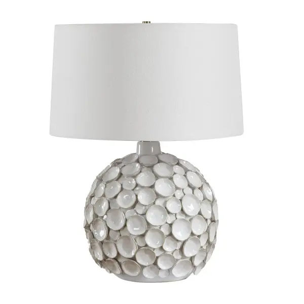 Hartley One Light Table Lamp in Antique Brass