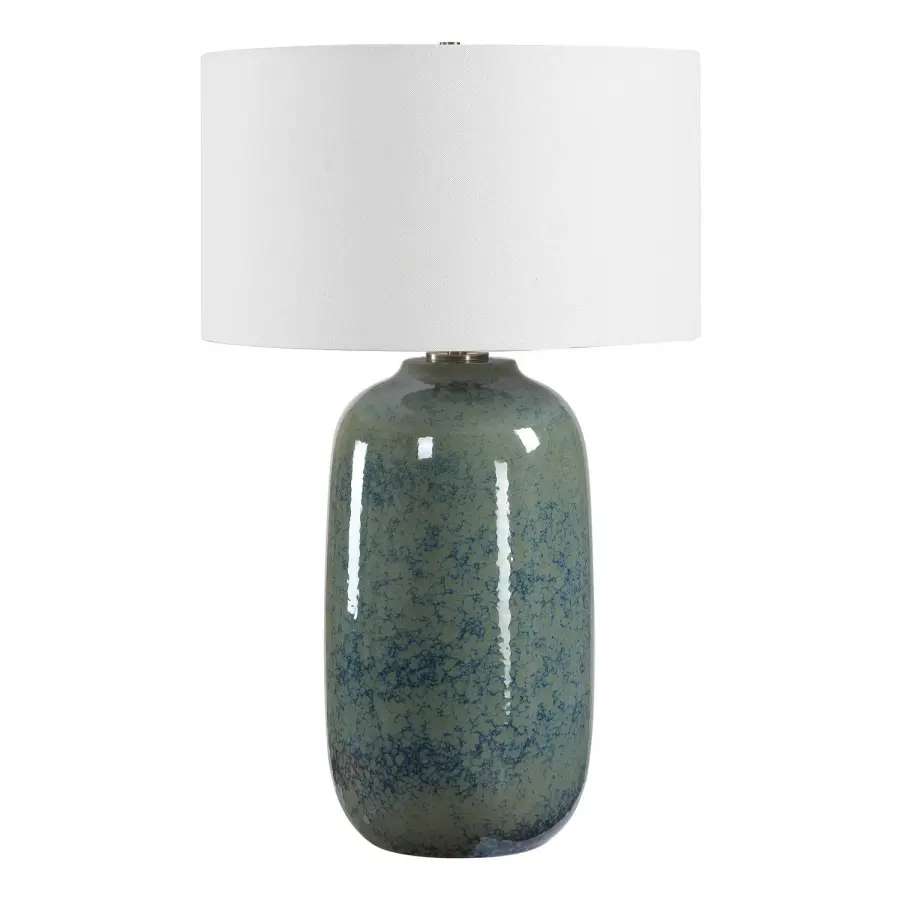 Caliendo One Light Table Lamp in Antique Brass