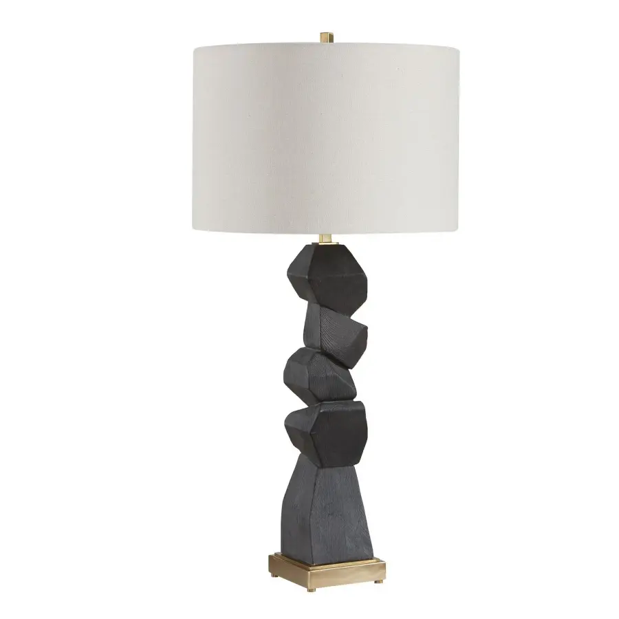 Demelo One Light Table Lamp in Antique Brass