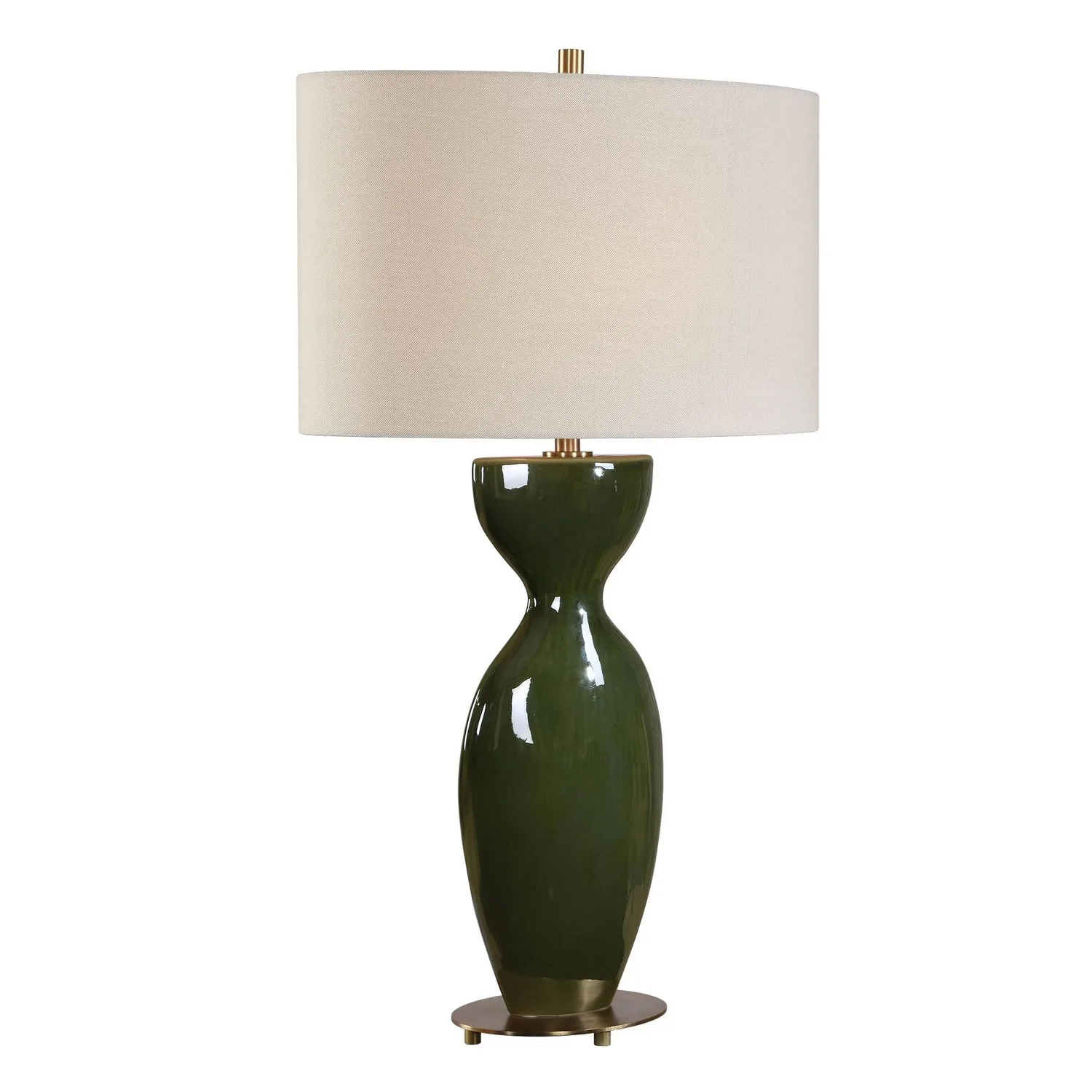 Curhan One-Light Table Lamp in Antique Brass