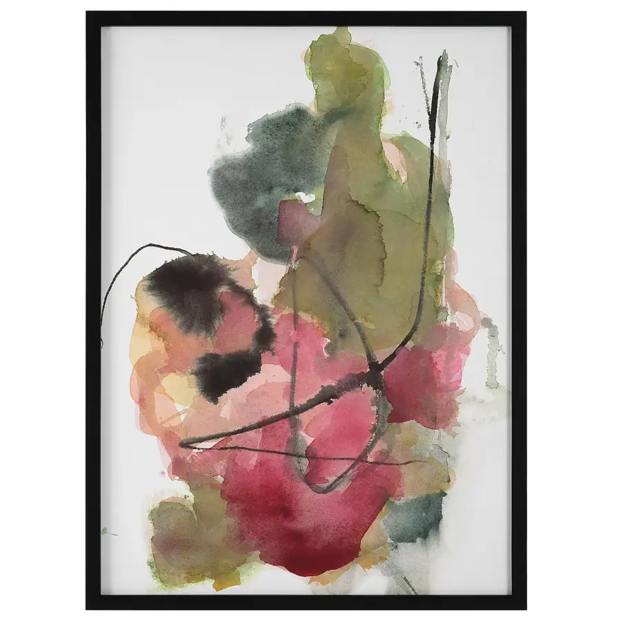 Euphoria Framed Art Print in Black Wood