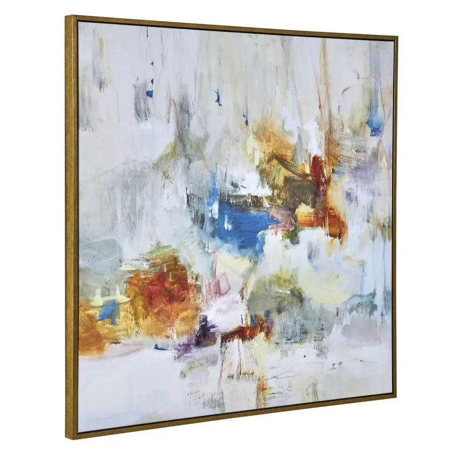 In The Beginning Abstract Art in Gold