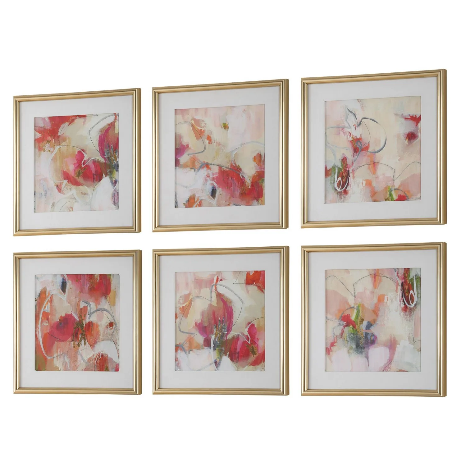 Fresh Start Wall Art in Brushed Gold