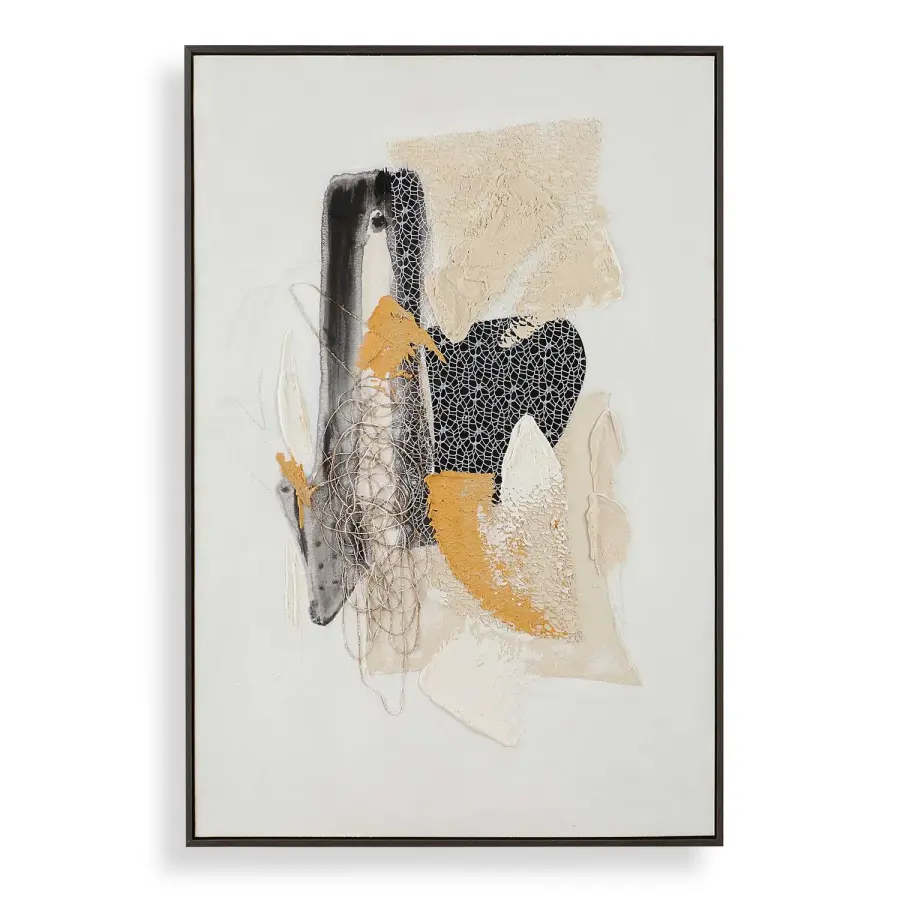 Scatter Hand Painted Wall Art in Black