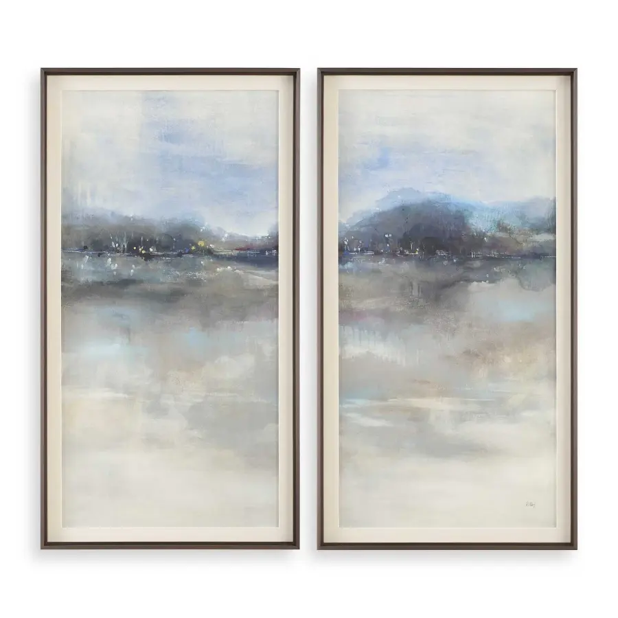Thinking Of You Landscape Prints, Set of 2 in Bronze Frame