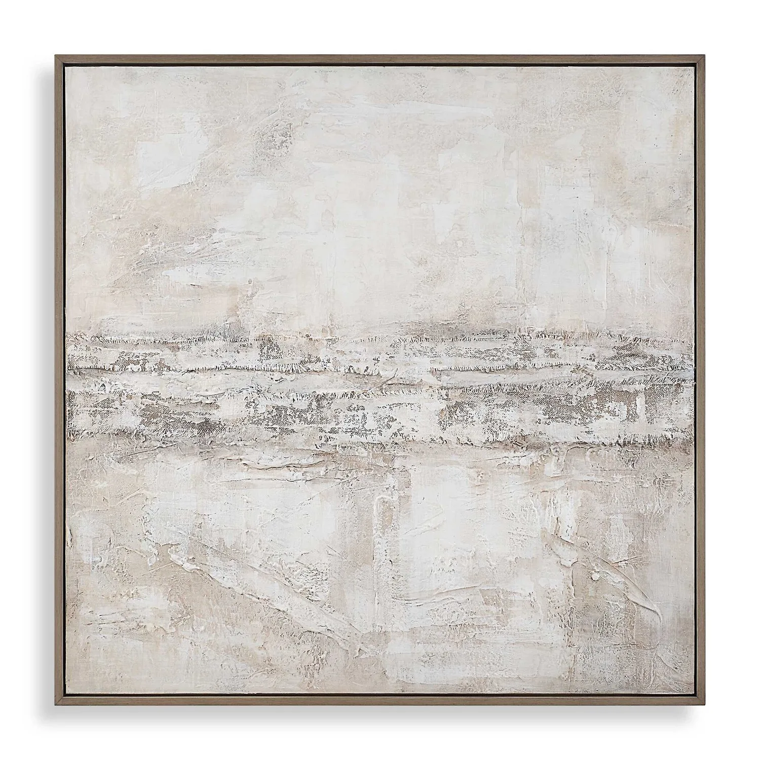 Desert Oasis Wall Art in Warm Gray