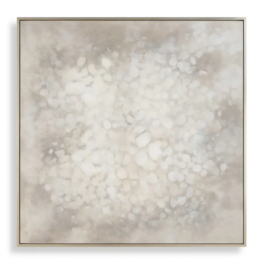 Out Of Focus Abstract Art in Champagne Gold