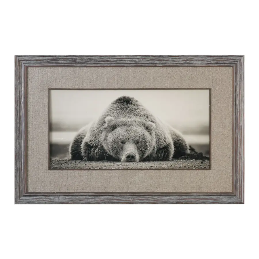 Deep Sleep Wall Art in Pine w/Heavy White Glaze