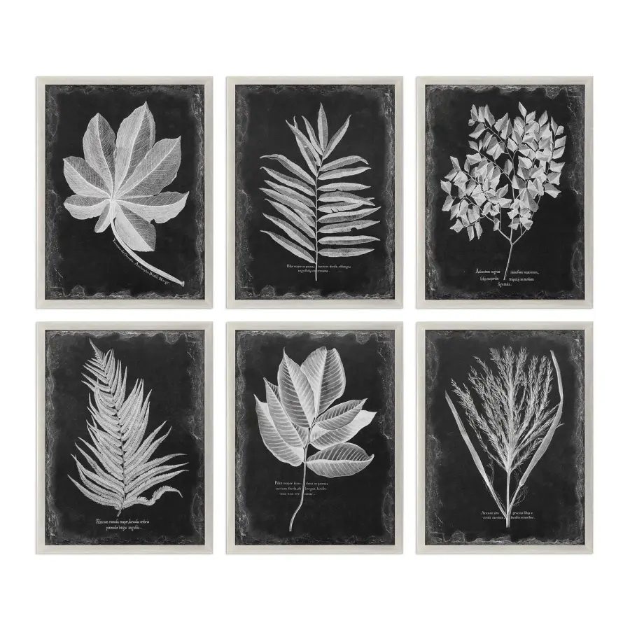 Foliage Wall Art in Champagne Silver