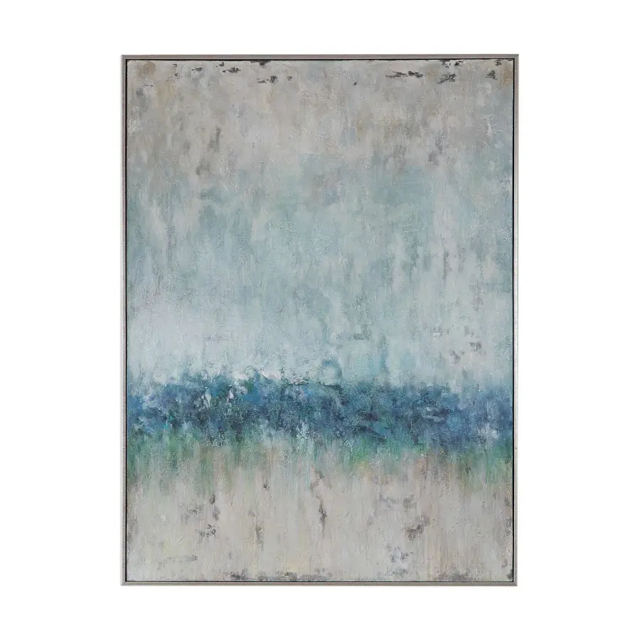 Tidal Wave Wall Art in Silver