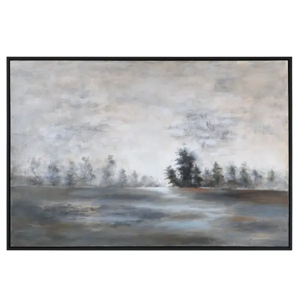 Evening Mist Hand Painted Canvas Wall Art
