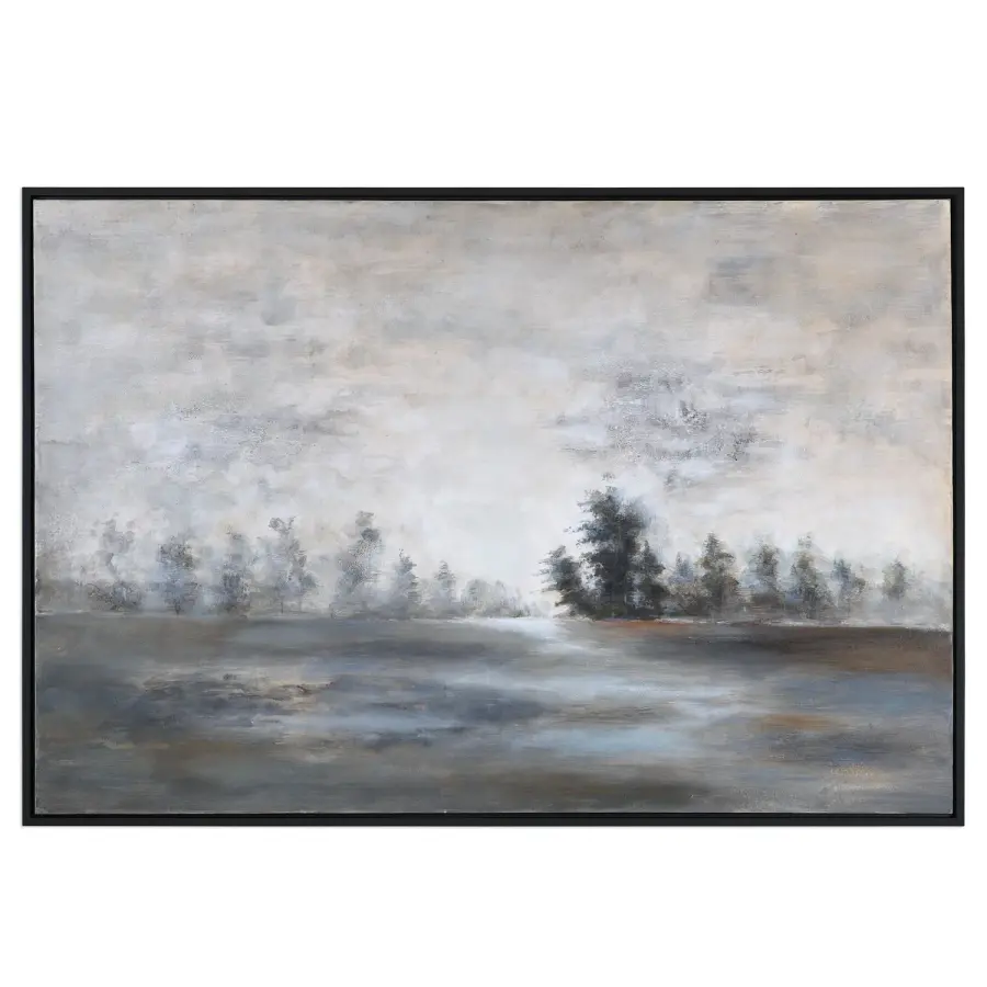 Evening Mist Hand Painted Canvas Wall Art
