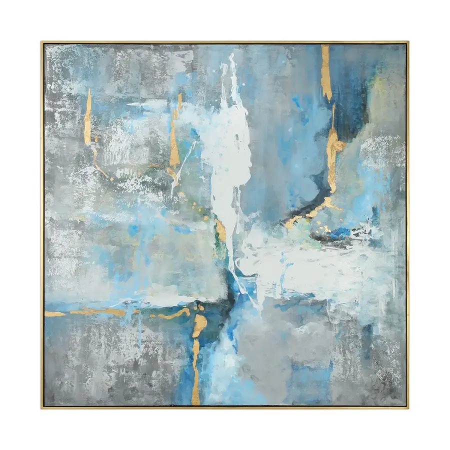 Meditation Wall Art in Gold