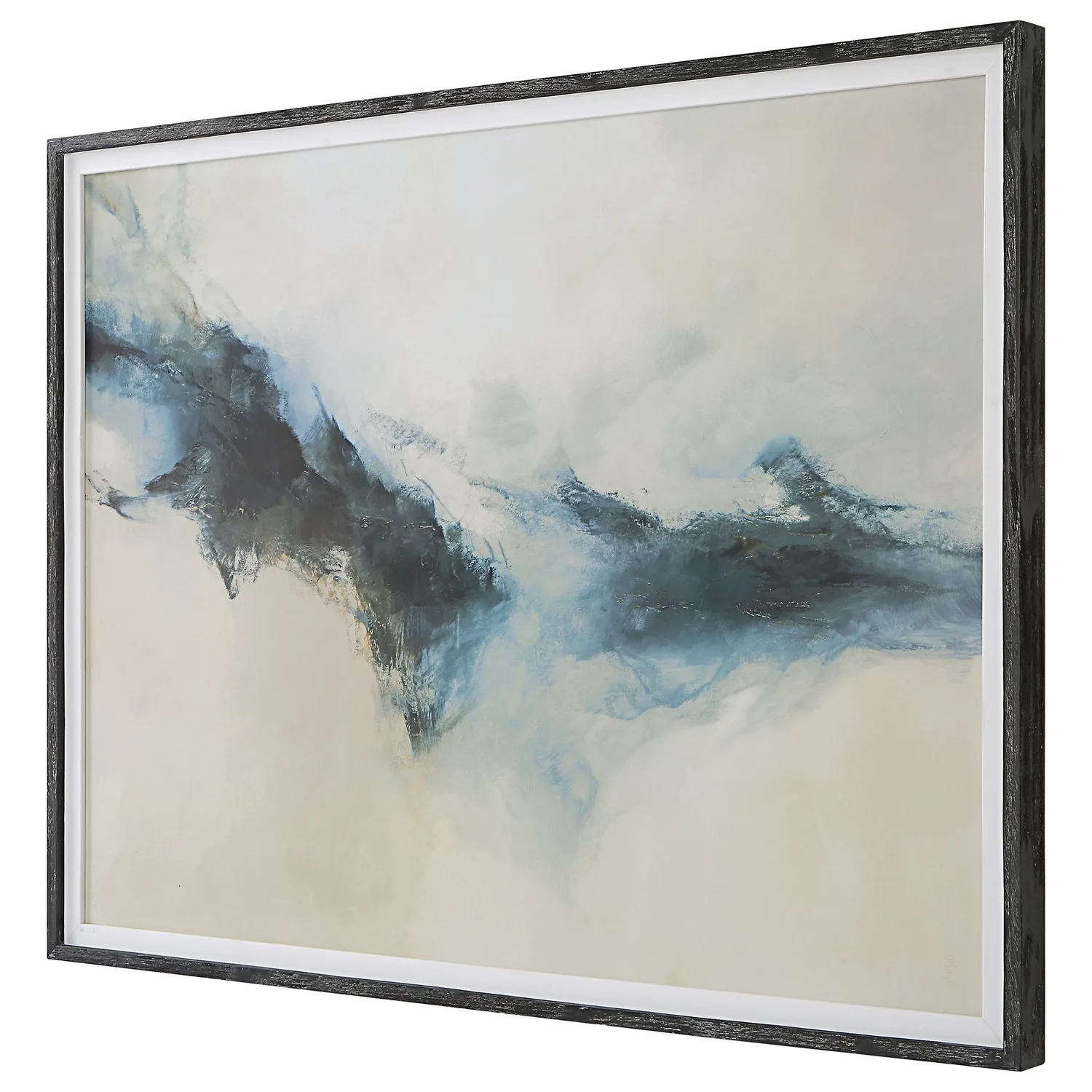 Terra Nova Framed Print in Black