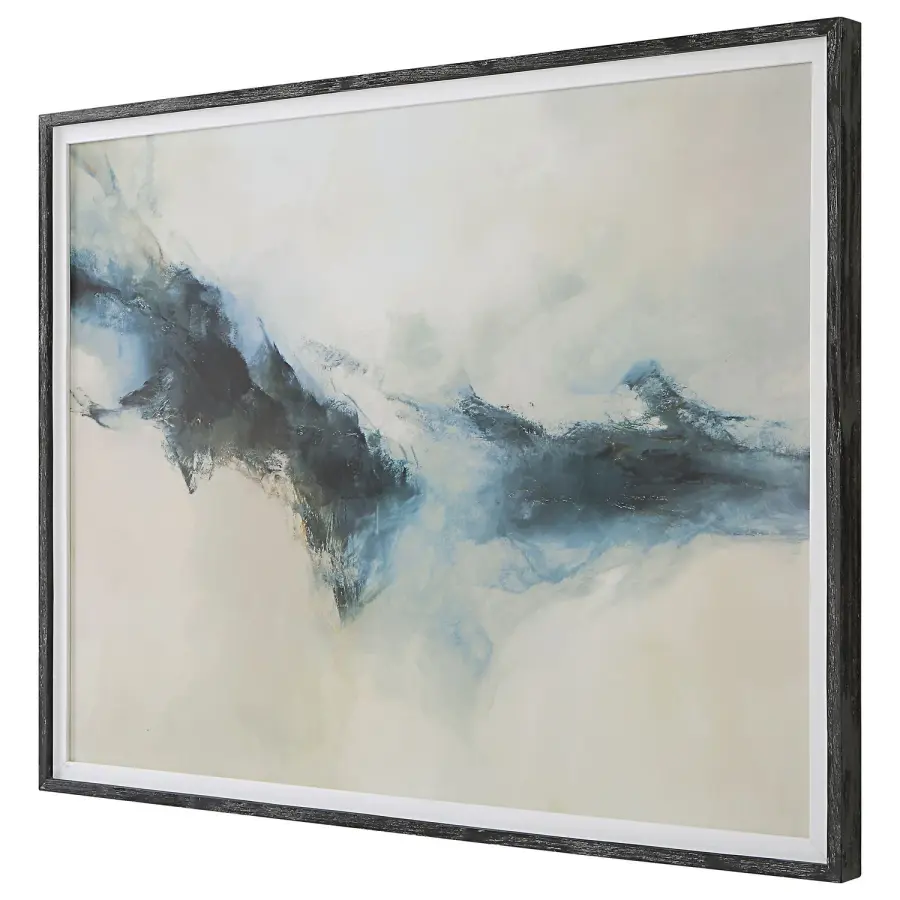 Terra Nova Framed Print in Black