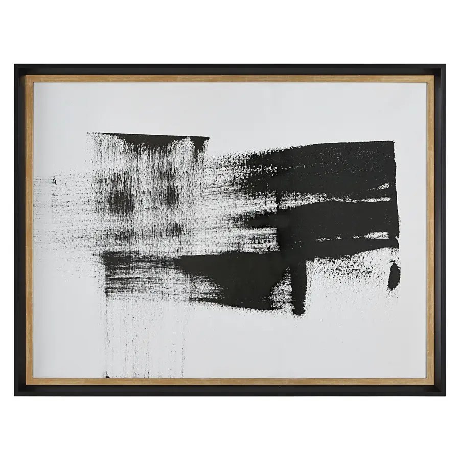 Mystere Framed Wall Art in Black