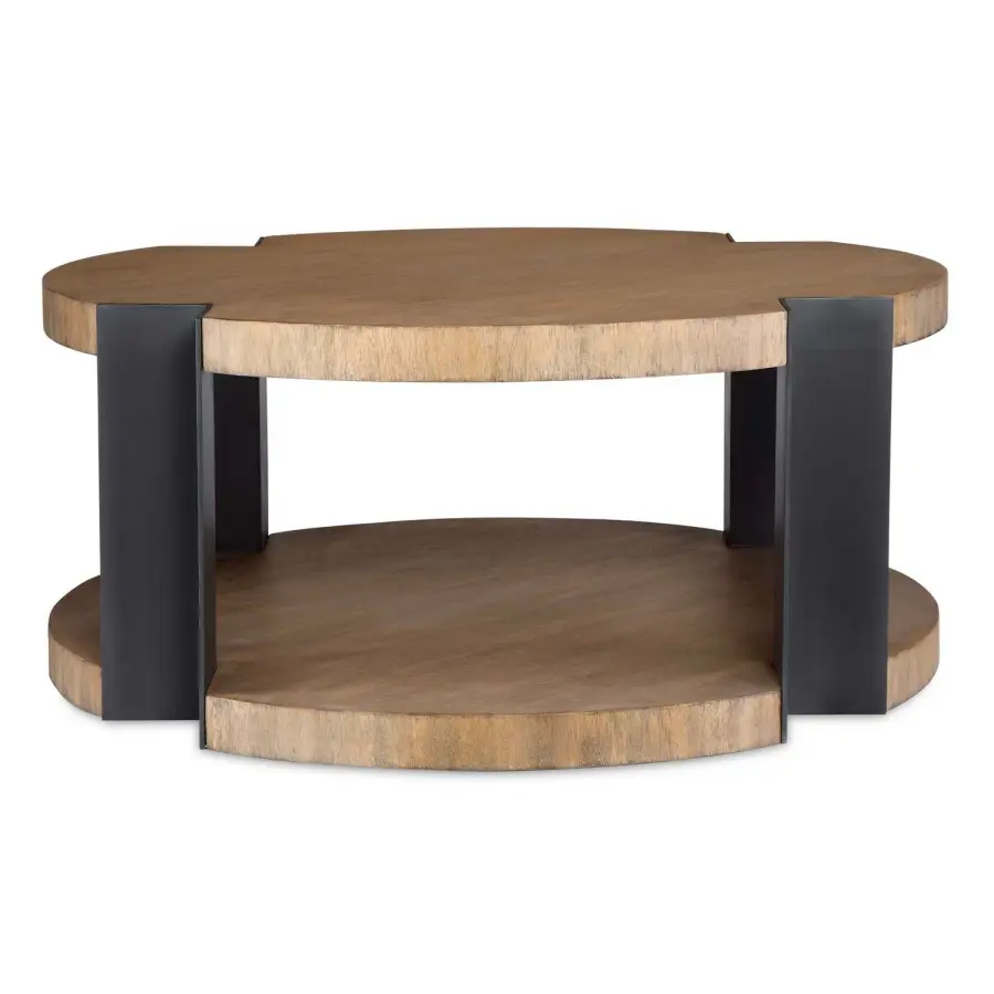 Loana Coffee Table in Matte Black