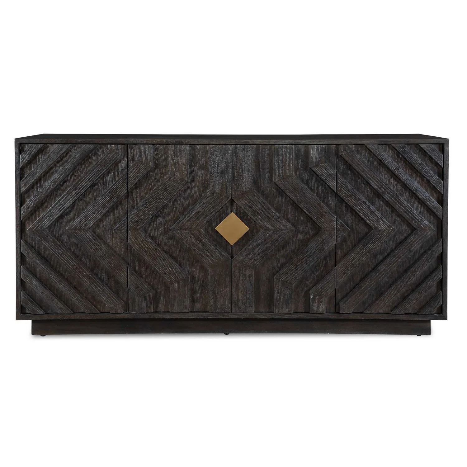 Faulkner Cabinet in Brushed Gold
