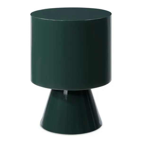 This Accent Table Features A Polished Lacquer Finish In Forest Green. The Geometric Shape Adds A Modern Touch To Any Space. Collection: Denison Designer: David Frisch Finish: Polished Lacquer Width: 14.00" Height: 20.00" Length: 14.00" Weight: 10.60 lb Material: Mdf Country of Origin: China Safety Rating: Indoor Only