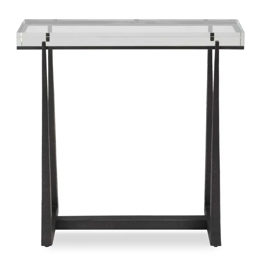 Midas Accent Table in Dark Bronze