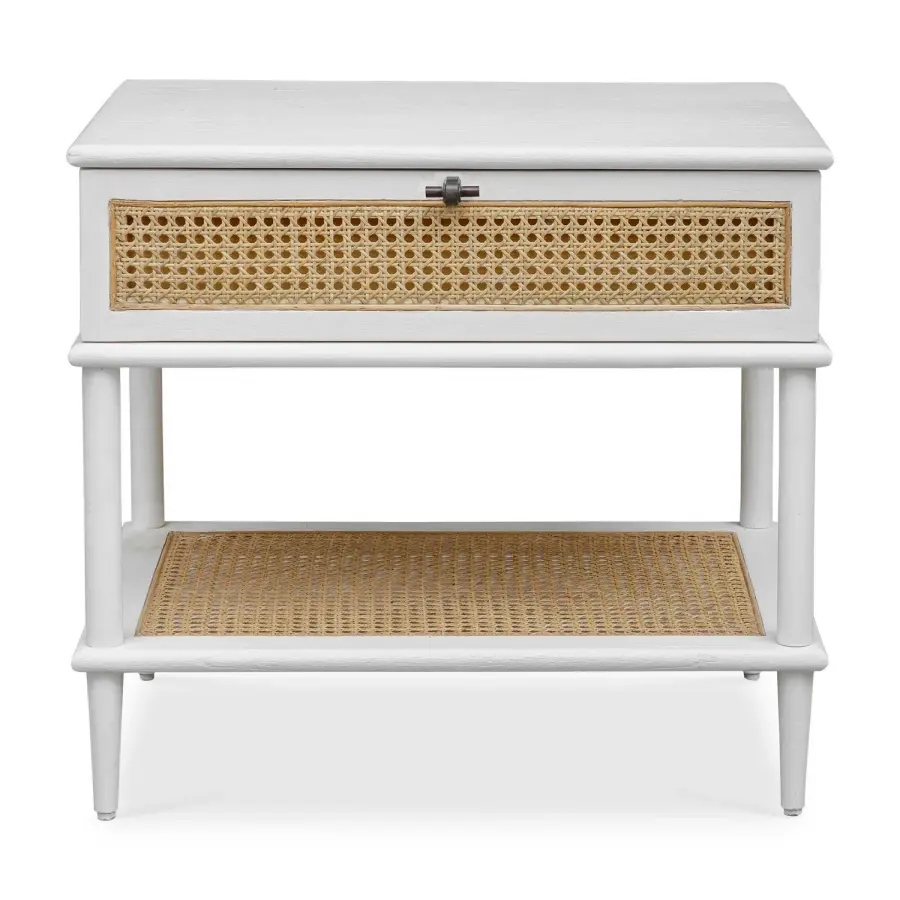 Uttermost Coast Side Table in White