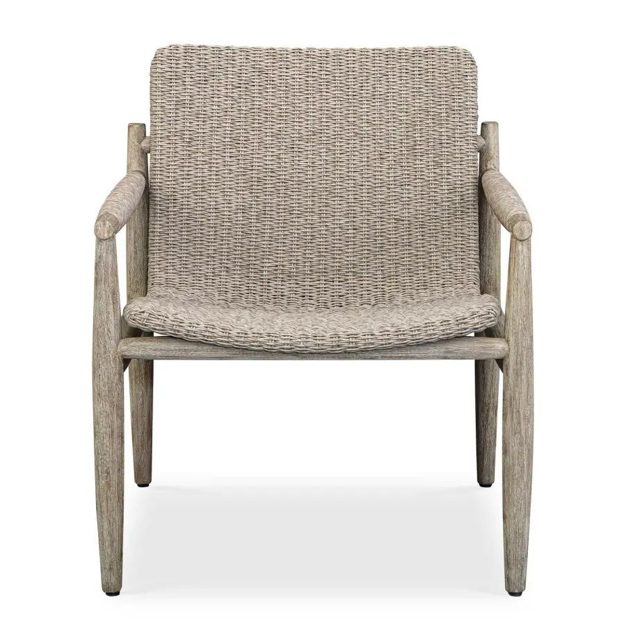 Sumba Lounge Chair in Mahogany Wood