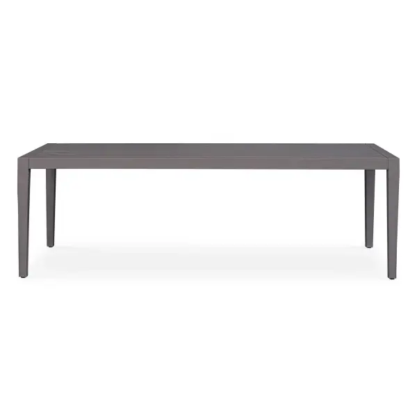 Bring A Contemporary Farmhouse Aesthetic To Your Outdoor Space With The Polanco Dining Table. Crafted From Durable, Weather-resistant Aluminum In A Java Black Finish, This Table Is Built To Withstand The Elements. Collection: Polanco Finish: Black Width: 92.00" Height: 29.75" Length: 38.60" Weight: 87.40 lb Material: Aluminium Country of Origin: Indonesia Safety Rating: Indoor/Outdoor