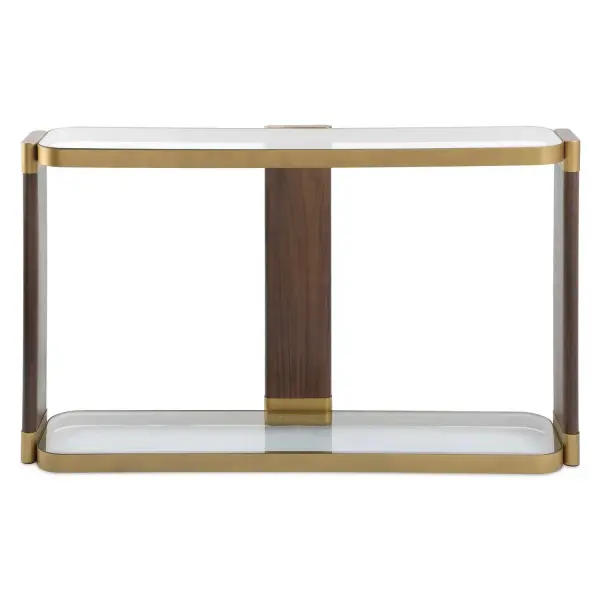 Ryles Console Table in Gold