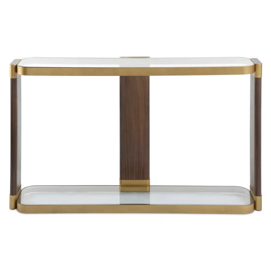 Ryles Console Table in Gold