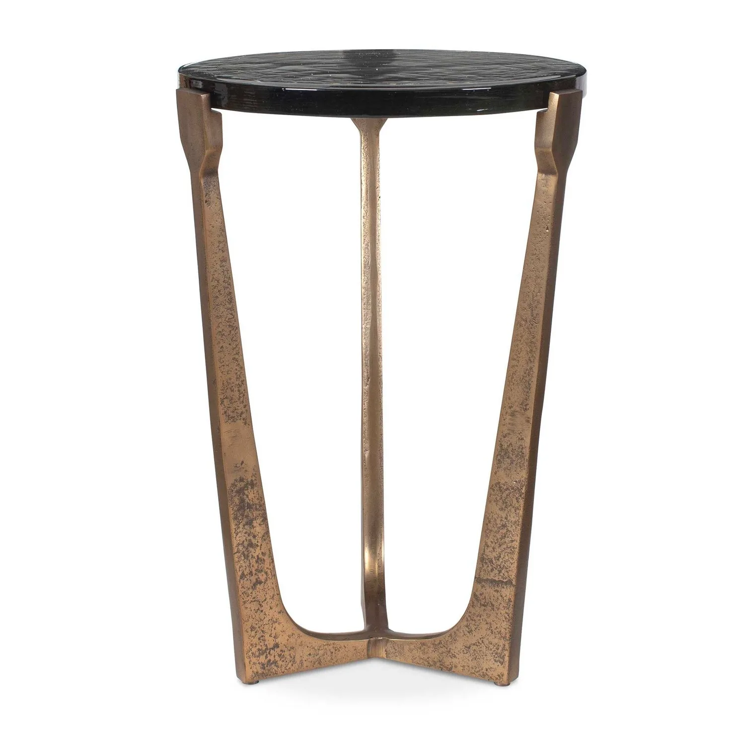 Bohdi Accent Table in Brass