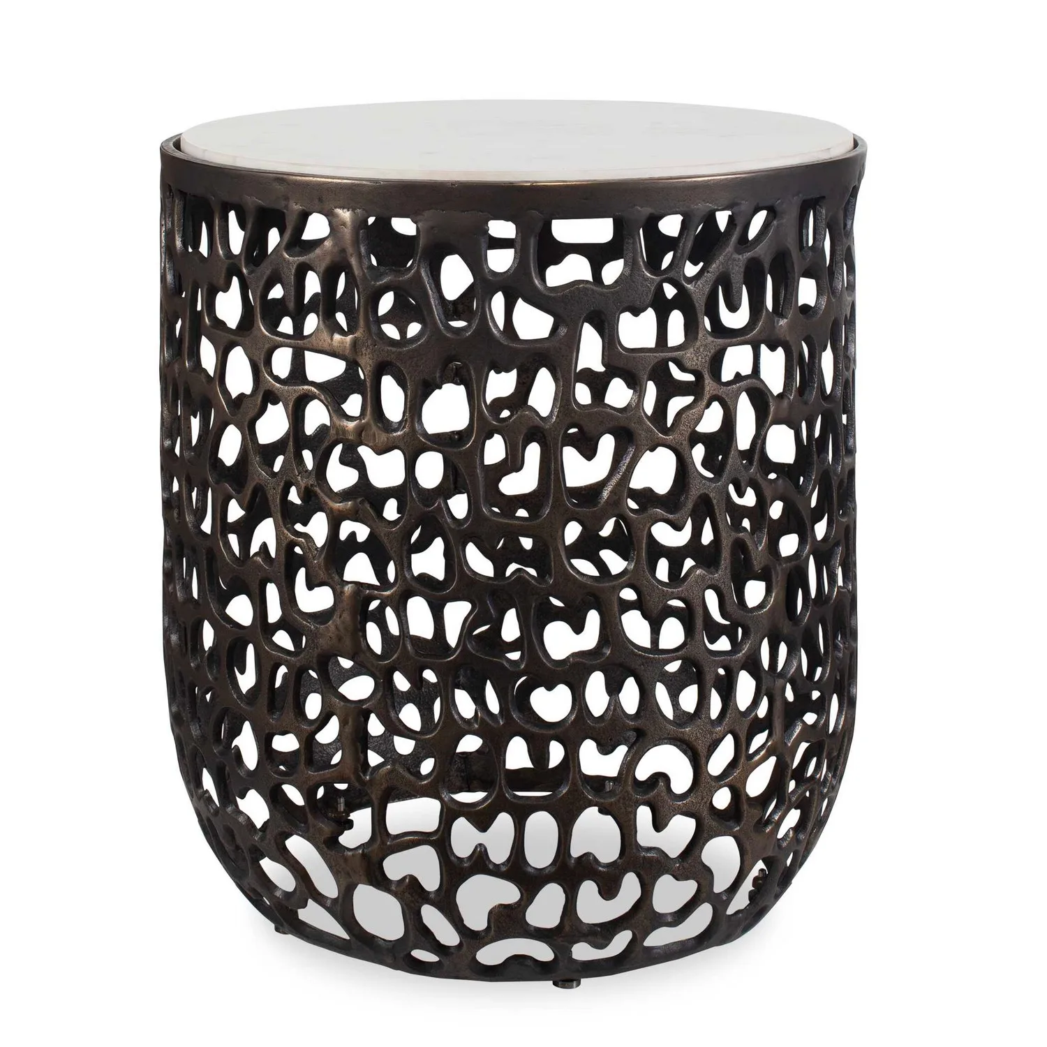 Sabena Side Table in Dark Bronze
