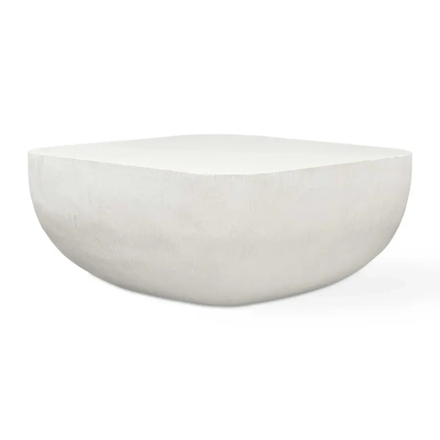 Alma Coffee Table in Warm Limestone