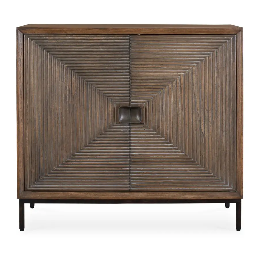 Bottom Line Two-Door Cabinet in Bronze