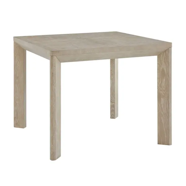 Crafted From Solid White Oak In A Easy To Place Finish, This Game Table Boasts A Captivating Four Quadrant Parquet Top And Four Solid Parson-style Legs. Perfectly Used As A Game Table Or A Small Dining Table. Collection: Noval Finish: Solid White Oak Width: 38.00" Height: 30.50" Length: 38.00" Weight: 66.00 lb Material: White OAK Solid Wood,OAK Veneer Country of Origin: Vietnam Safety Rating: Indoor Only