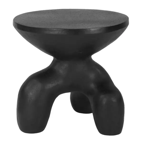 This Striking Accent Table Features A Unique Organic Design, Crafted From Man-made Stone With Playfully Shaped Legs That Add A Touch Of Sculptural Artistry. Suitable For Both Indoor And Outdoor Use. Collection: Veta Designer: David Frisch Width: 20.25" Height: 20.00" Length: 20.25" Weight: 31.00 lb Country of Origin: China Safety Rating: Indoor/Outdoor