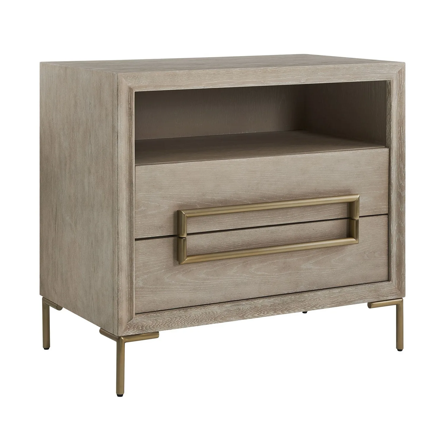 Alessia Side Table in Brushed Brass