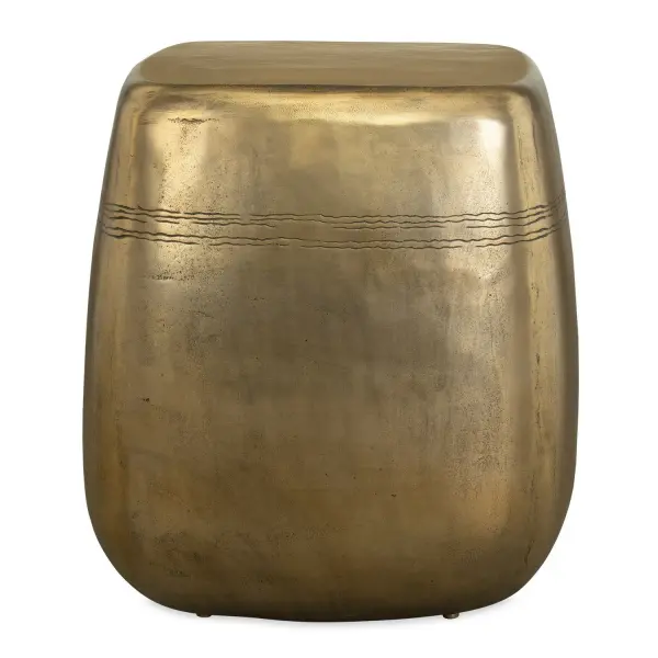 This Captivating Side Table, Casted Entirely From Aluminum, Showcases A Textured Aged Brass Finish With Subtle Banding Engraved Across The Sides. Suitable For Both Indoor And Outdoor Use. Collection: Saguaro Finish: Aged Brass Width: 20.00" Height: 22.00" Length: 20.00" Weight: 35.36 lb Material: ALUMINIUM Country of Origin: India Safety Rating: Indoor/Outdoor
