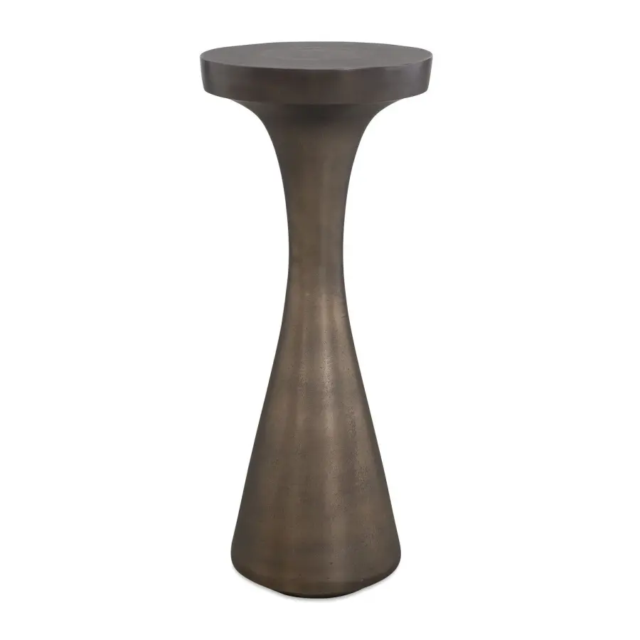 Miko Drink Table in Dark Bronze