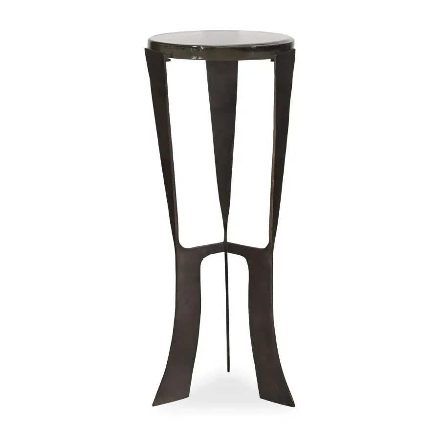 Renaud Drink Table in Dark Bronze