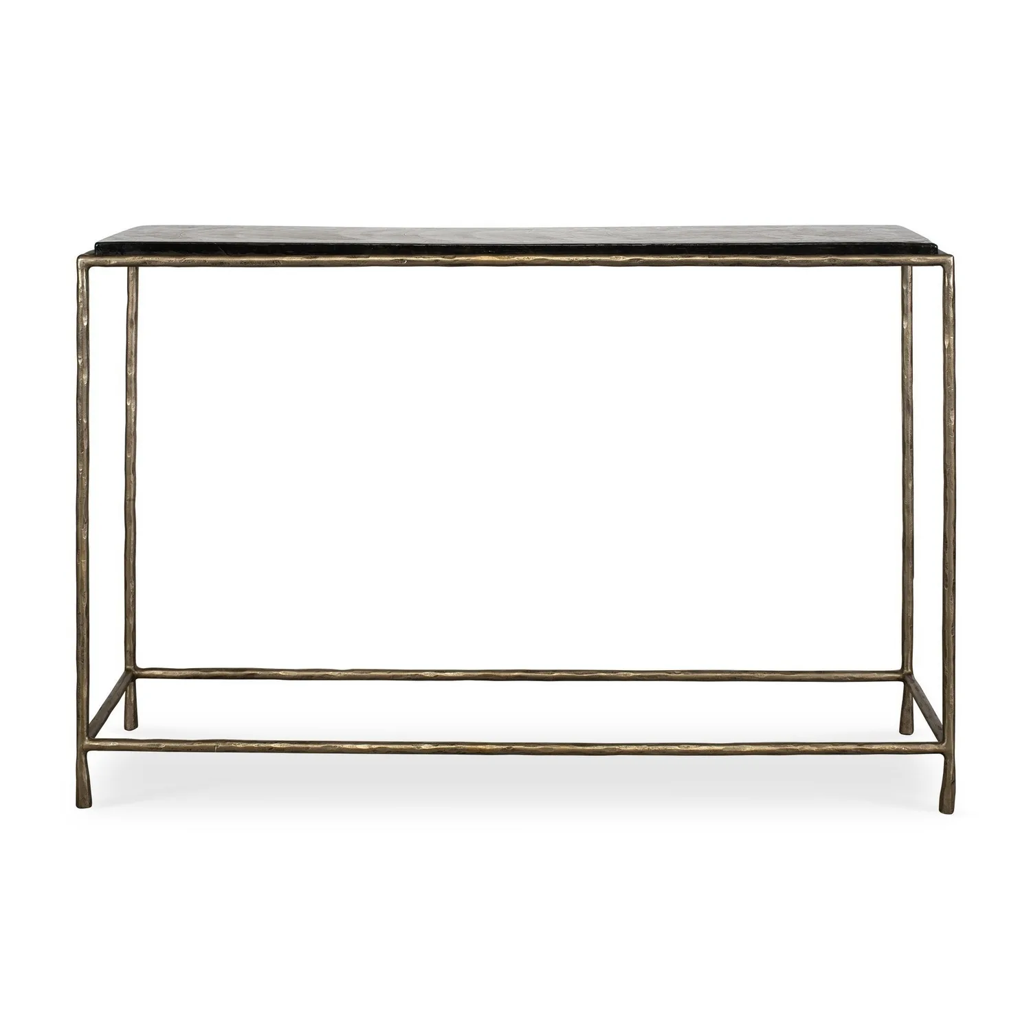 Ovard Console Table in Brass Antique Cast