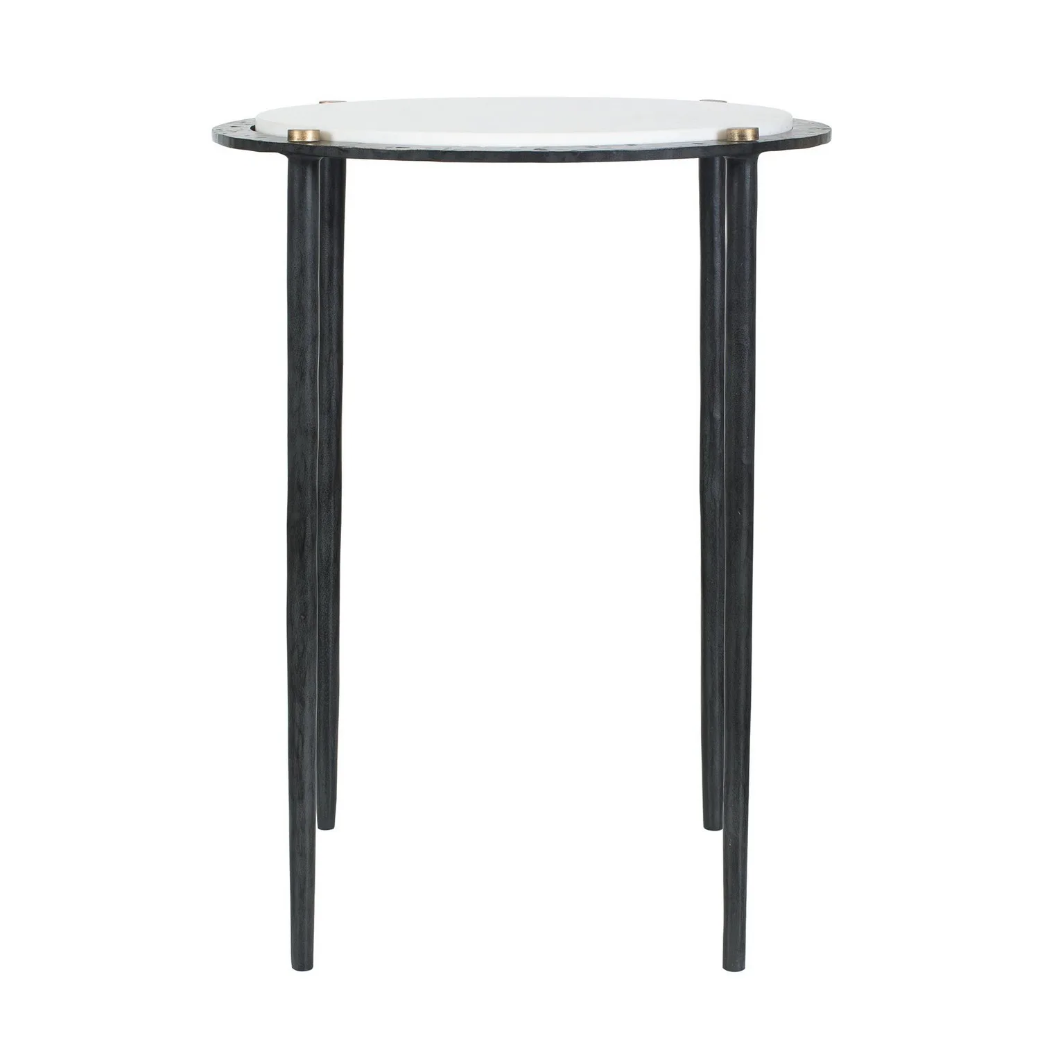 Wren Accent Table in Antique Brass