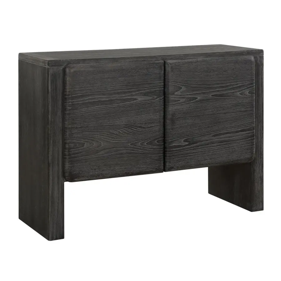 Bierk Two-Door Cabinet in Natural Grain Elm