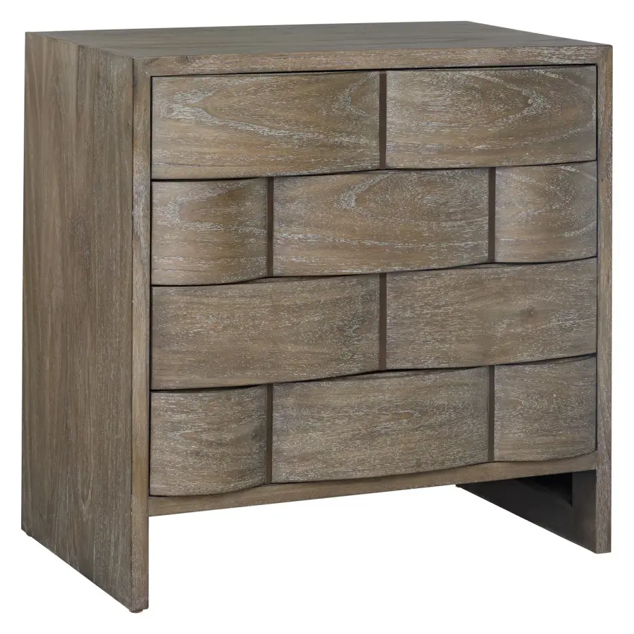 Lydon Four-Drawer Chest in Brown