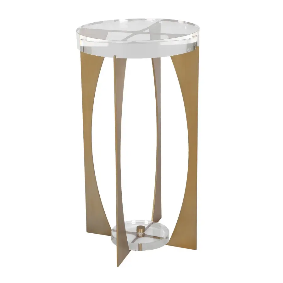 Kolkata Accent Table in Brass