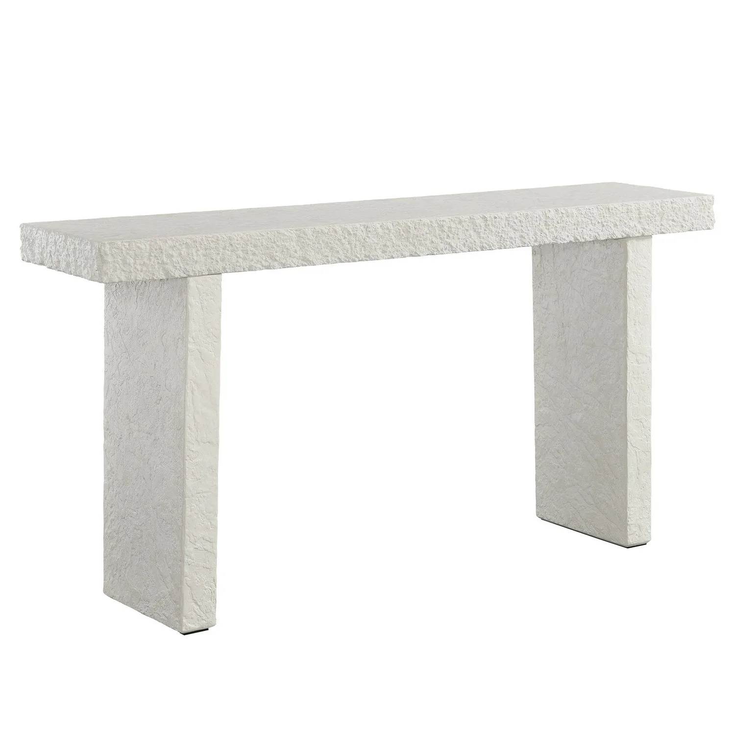 Hagan Console Table in Limestone