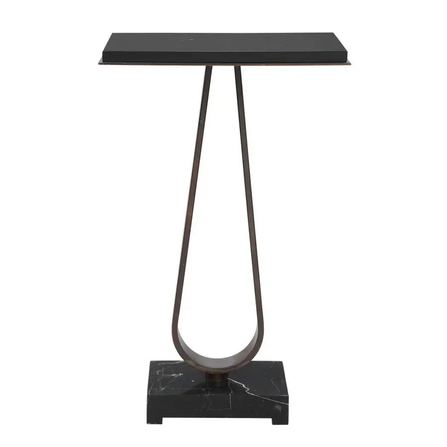 Galloway Accent Table in Dark Bronze