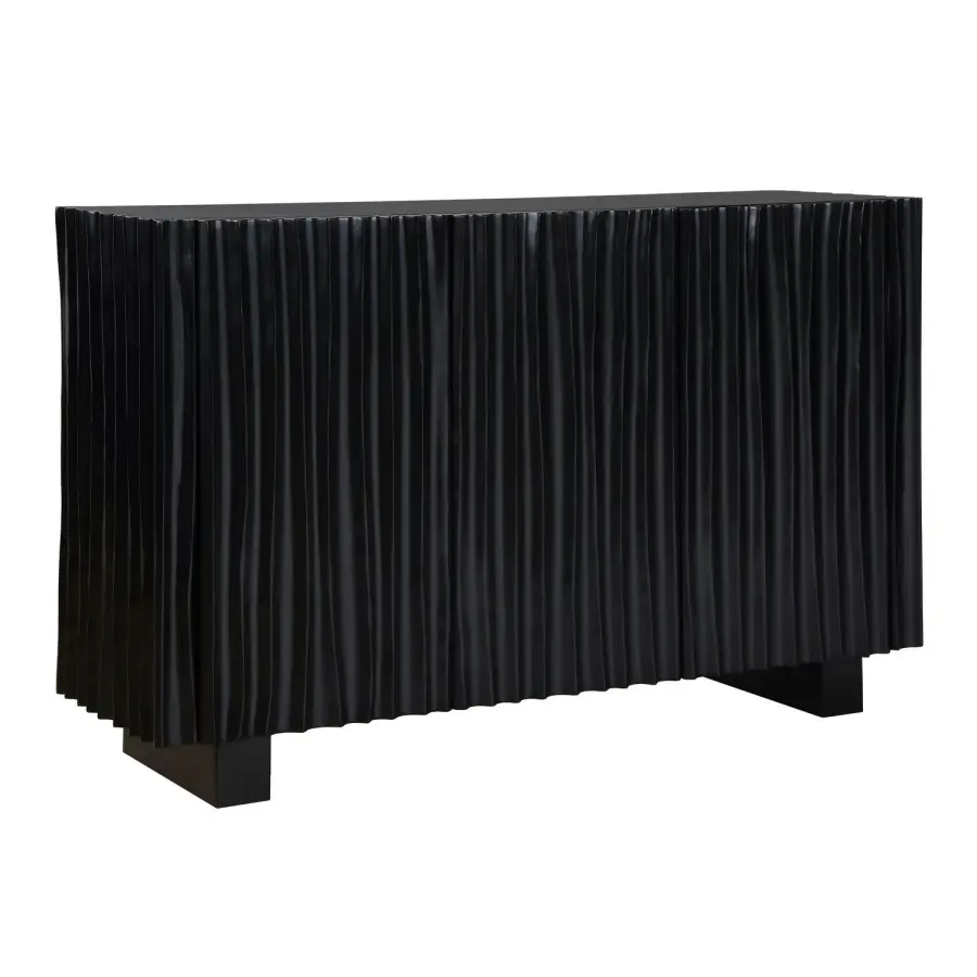 Mercado Three-Door Cabinet in Black