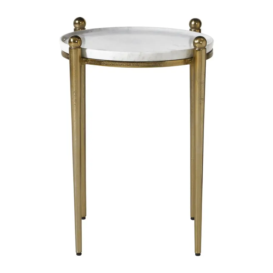 Nahunta Accent Table in Antique Brass